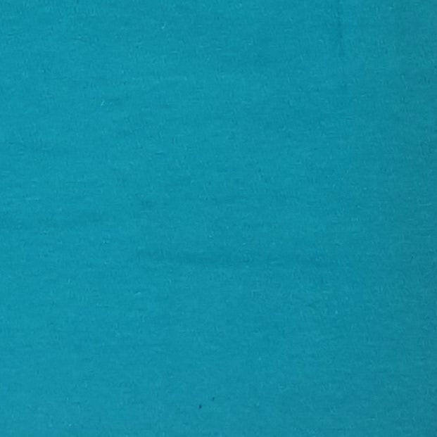 Turquoise Cotton Lycra/Spandex Solid