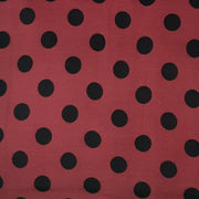 Burgundy / Black DOTS DTY BRUSHED