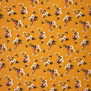 MUSTARD/PINK KNT2100-DU1837 DTY BRUSHED - FLORAL