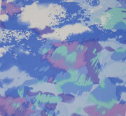 BLUE KNT2100-21077 DTY BRUSHED TIE DYE ABSTRACT PRINT
