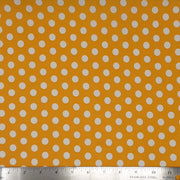 YELLOW/WHITE PO#18370S DTY PRINT POLKA DOT