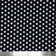 NAVY/WHITE PO#18370S DTY PRINT POLKA DOT