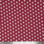 BERRY/WHITE PO#18370S DTY PRINT POLKA DOT
