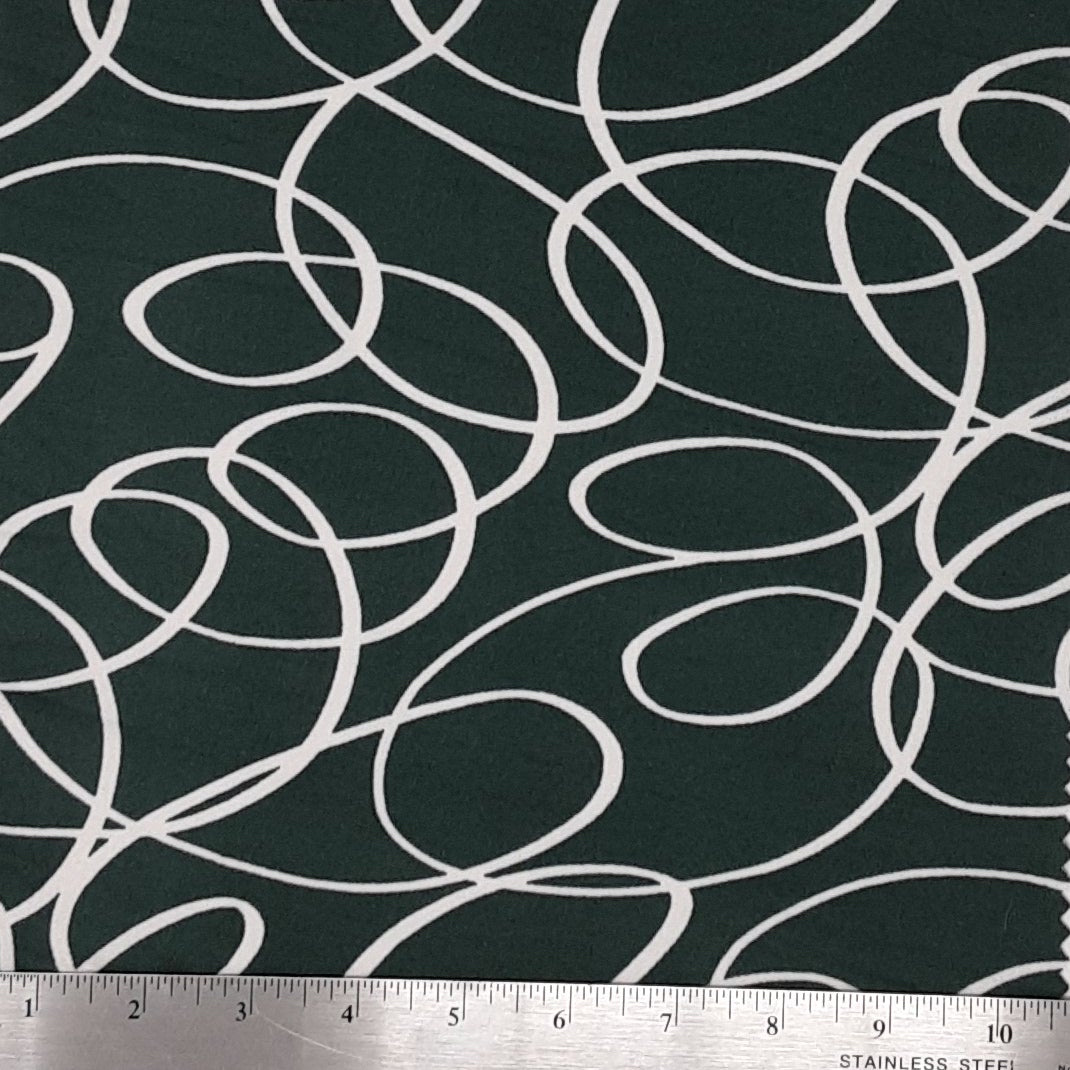 HUNTER KNT2100-SE40123 DTY BRUSHED GEOMETRIC PRINT