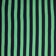Super Stripe Green/Black DTY Brushed Fabric 