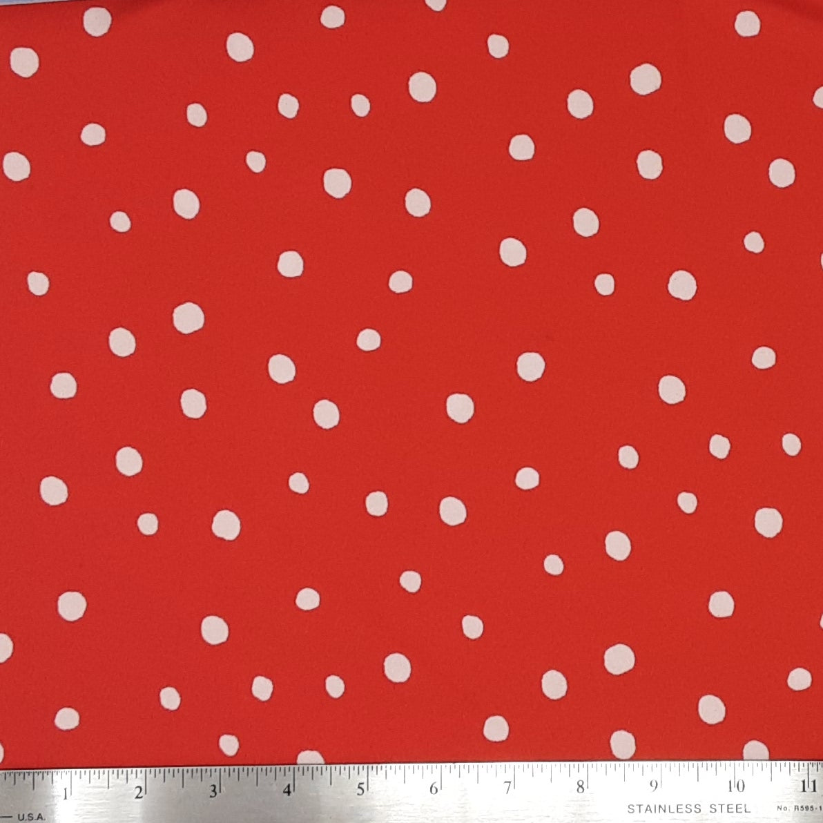 RED 317-GW191117 DTY PRINT POLKA DOT