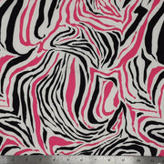 BLACK/FUCSHIA/WHITE DTY ZEBRA DTY PRINT