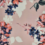 Multi Floral White/Coral/Blush DTY Fabric