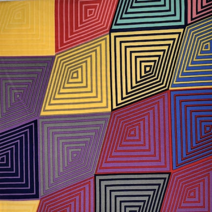 Wrinkle Art 1 Red/Yellow/Purple DTY fabric