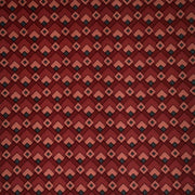 Decos Squares Wine/Rust DTY fabric