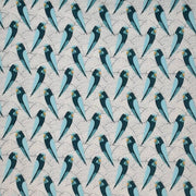 Birds Ivory/Aqua DTY Fabric