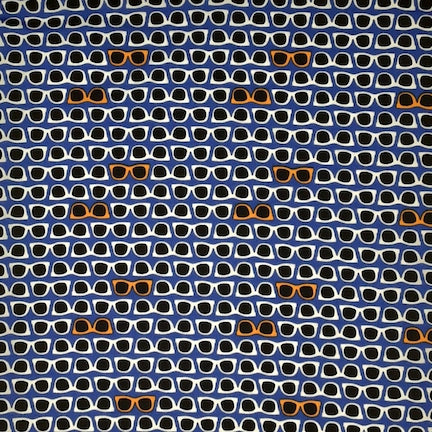 Sunglasses Blue/Black/Orange DTY Fabric