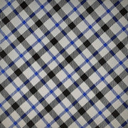 Nineteen Plaid Gray/Blue/Black DTY Fabric