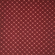Red Cross Dots Burgundy/Red/White DTY Fabric