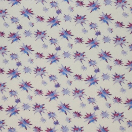 Purple Pops White/Purple/Pink DTY Fabric