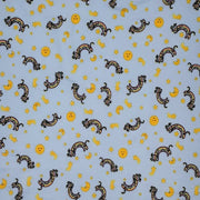 Blue Dreams Yellow/Blue/Purple DTY Fabric