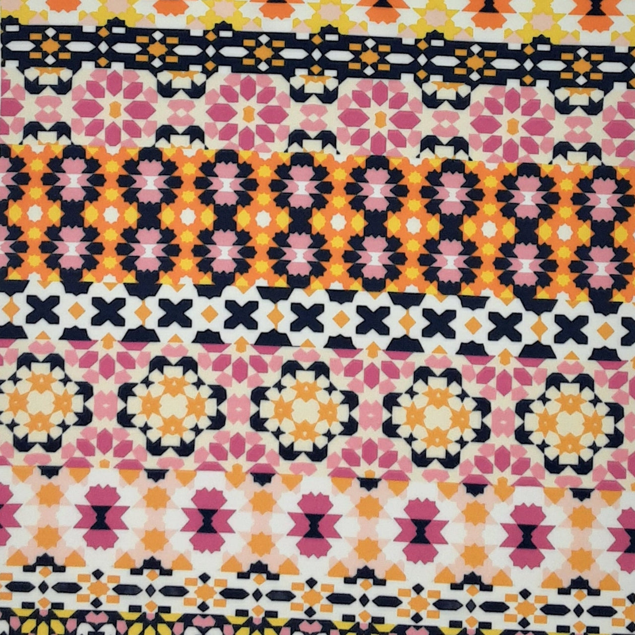 Ivory Pink DTY Fabric