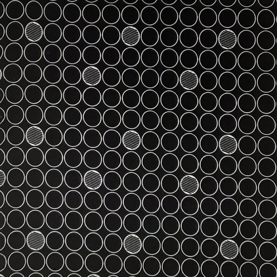 SIMPLE CIRCLES DTY Print DTY Fabric
