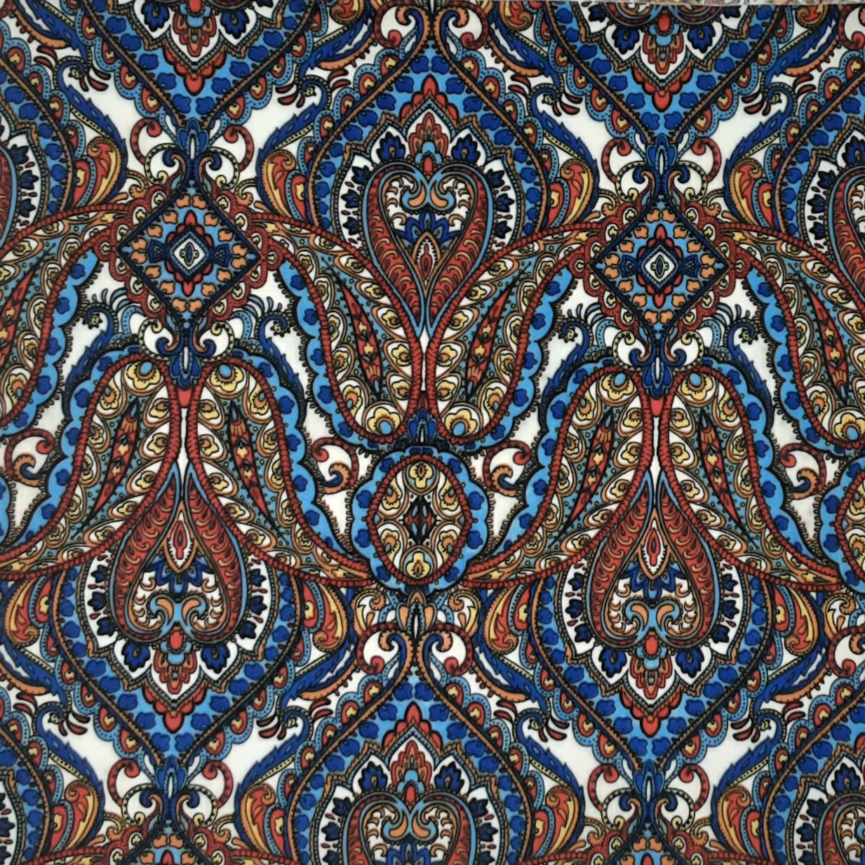 BLUE/RED/DENIM 5923-ODISHA DTY PRINT DTY Fabric