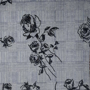 NAVY DTY HOUNDSTOOTH PLAID DTY PRINT FABRIC