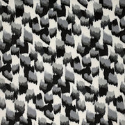 BLACK/IVORY DTY PRINT BRUSH STROKES DTY PRINT FABRIC