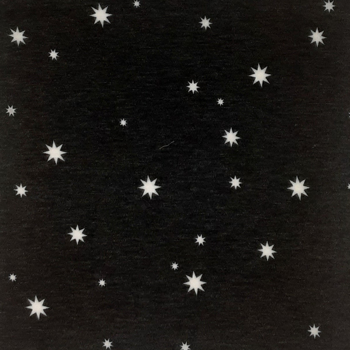 BLACK KNT1374-DU1979 FRENCH TERRY STAR PRINT
