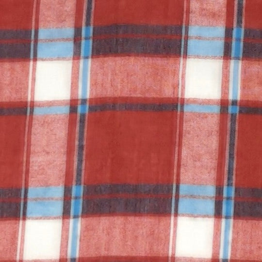 Coral Denim Gauze