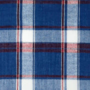 Denim Coral Gauze Plaid