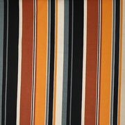 RUST KNT4146-DU1878 TERRY CREPE VERTICAL STRIPES PRINT
