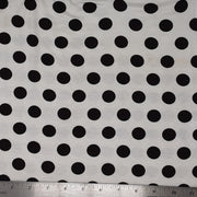 WHITE BLACK POLKA DOT JERSEY