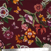 PLUM/ORANGE 307-GW170422B RAYON SPAN PRINT JERSEY