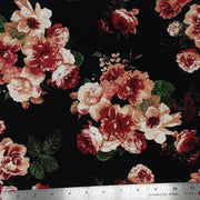 BLACK 307-GW170137 RAYON SPANDEX PRINT JERSEY