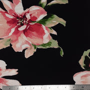 BLACK/PINK 307-GW171112C RAYON SPANDEX PRINT JERSEY