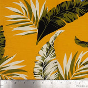 MUSTARD/OLIVE 307-GW170884 RAYON SPANDEX PRINT JERSEY