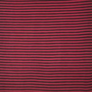 Wine/Black Stripes Jersey Rayon Spandex