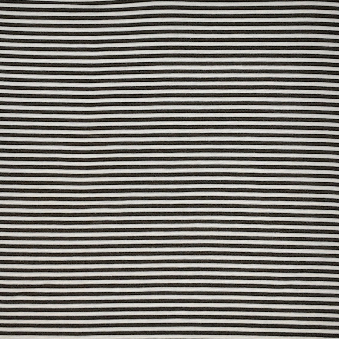 Olive/Ivory Stripes Jersey Rayon Spandex
