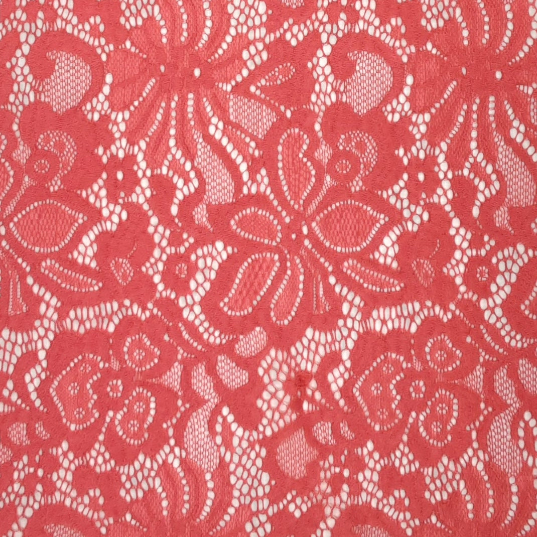 CORAL HOT LACE -1141-JACQUARD LACE