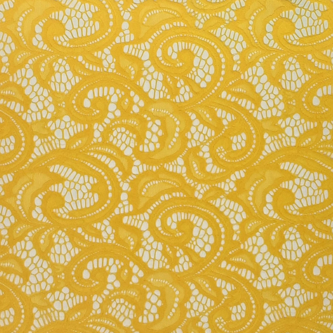 YELLOW CHROME LACE -144-(HANGER#1) LACE
