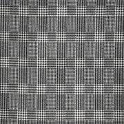 Houndstooth Big Plaid Black/White Liverpool Fabric