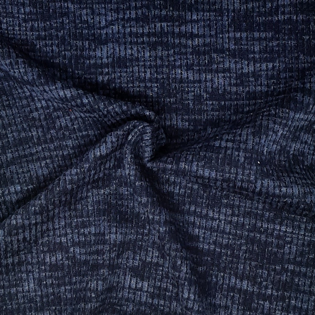 Black Iris Sweater knit T/R Brushed 4x2 Rib