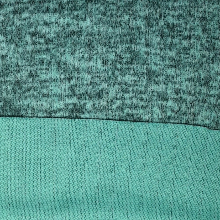 Atlantis Green Sweater Knit T/R Brushed 8X4 Fabric
