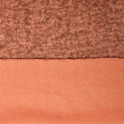 Hot Coral Orange Sweater Knit T/R Brushed 8X4 Fabric