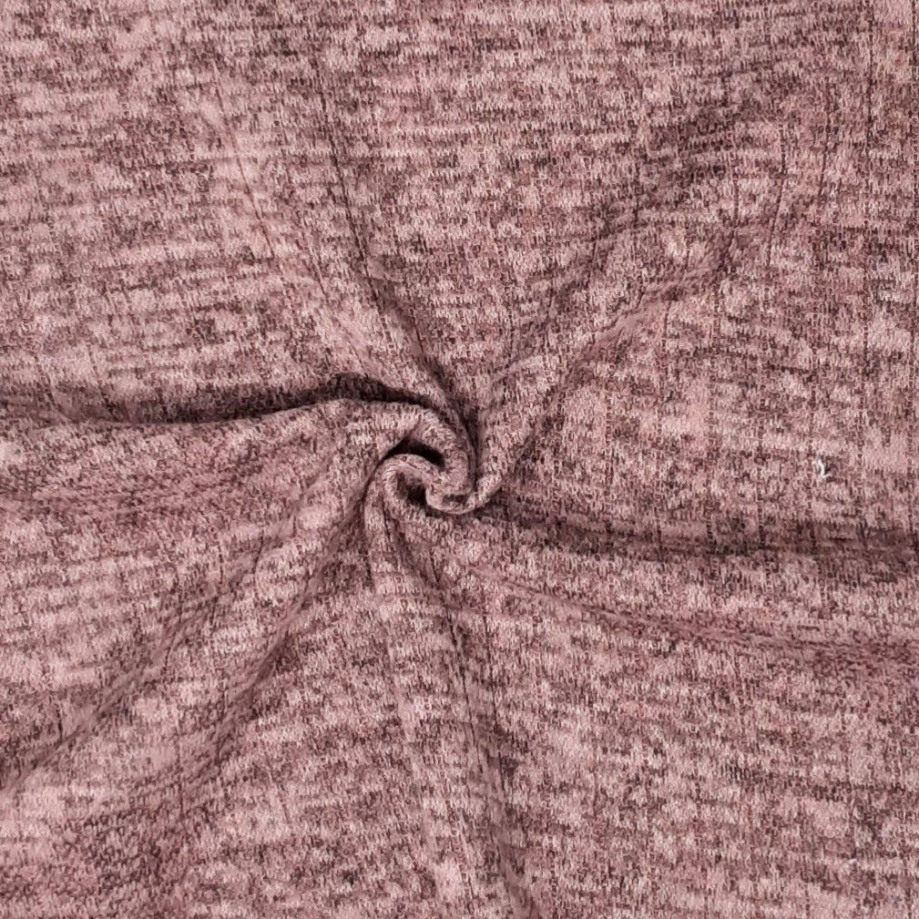 Nostalgia Rose Sweater Knit T/R Brushed 8X4 Fabric
