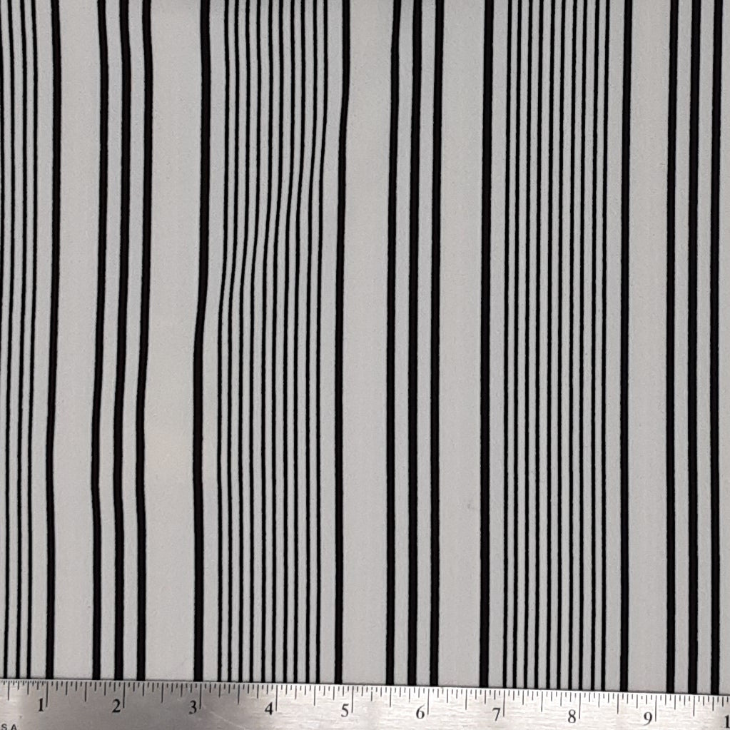 WHITE/BLACK 302-GW180361 Techno Crepe Print