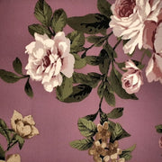 Multi Floral Mauve/Olive/Ivory Techno Crepe 