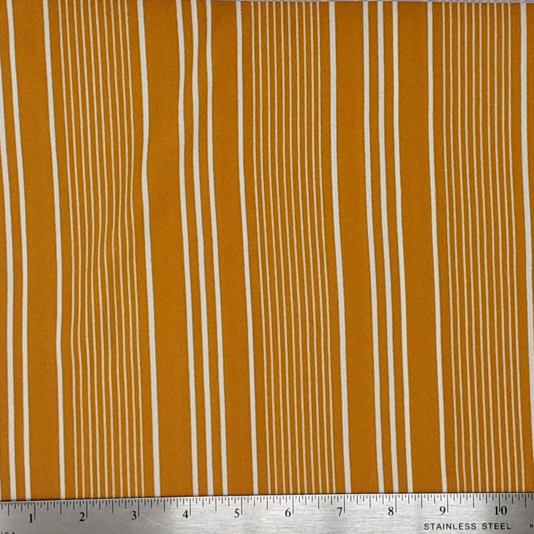 MUSTARD/WHITE 302-GW180361 Techno Crepe Print