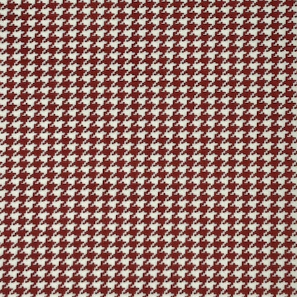 HOUNDSTOOTH RED TECHNO PRINT