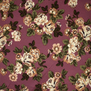 TAUPE KNT1449-SR70257 TECHNO FLORAL PRINT