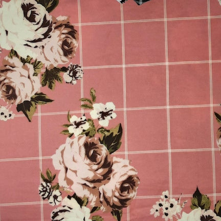 Mauve TECHNO SCUBA PRINT