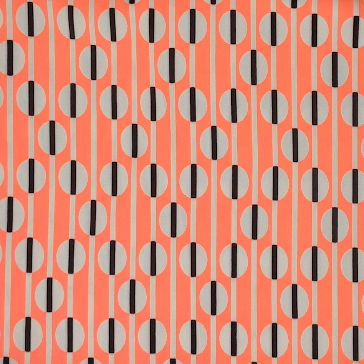 NEON CORAL/BLK/IVOYR 5974-OPTIC DOT TECHNO PRINT